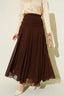 Bel Büzgülü Şifon Etek