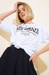 Broklyn Baskılı T-shirt