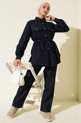 Gömlek Yaka İkili Takım