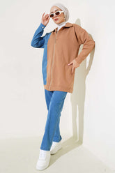 Kot Garnili Hırkalı İkili Takım