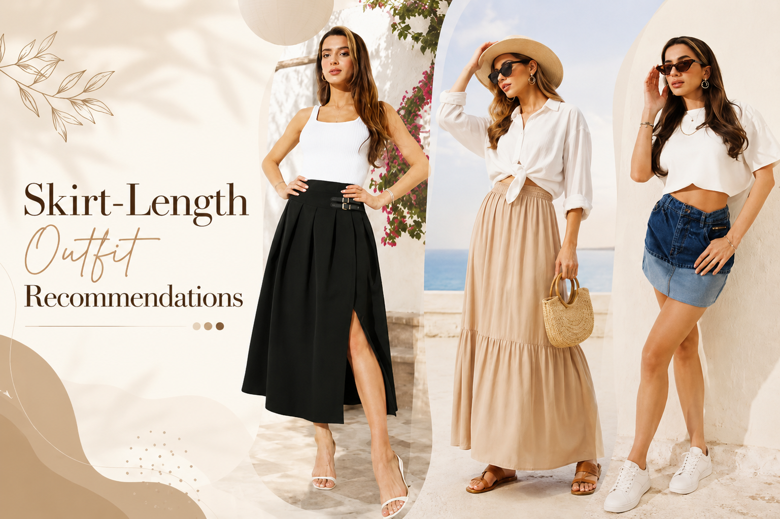 Skirt Length Styling Guide: Mini, Midi & Maxi Skirt Outfit Ideas