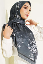 120 Cm Çiçekli Soft Eşarp