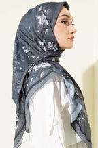 120 Cm Çiçekli Soft Eşarp