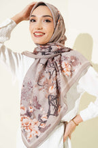 120 Cm Çiçekli Soft Eşarp