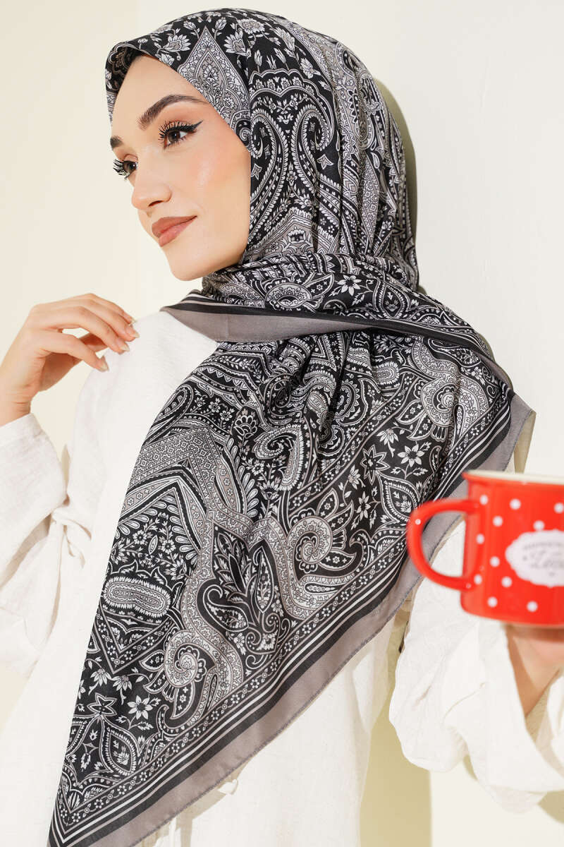 120 Cm Etnik Desen Eşarp