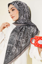 120 Cm Etnik Desen Eşarp