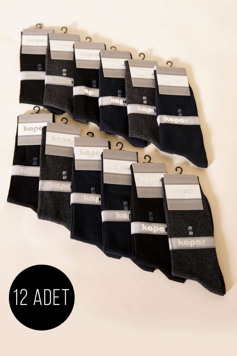 12 Men's Seamless Socks Asorti 1
