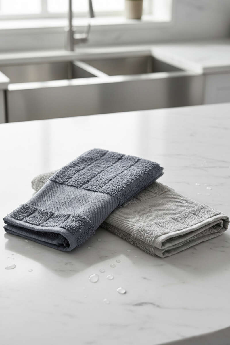 2 pcs Strip Kitchen Towel Asorti 1 Secondary image