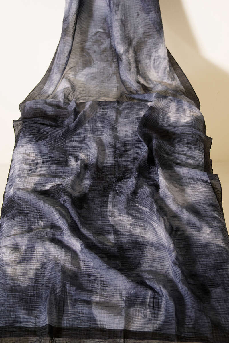 Marbled Pattern Muslin Shawl