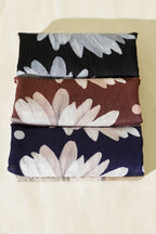 3'lü Soft Floral Baskılı Pamuklu Eşarp Seti Asorti