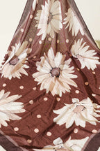 3'lü Soft Floral Baskılı Pamuklu Eşarp Seti Asorti