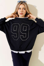 99 Stone Printed Sweatshirt