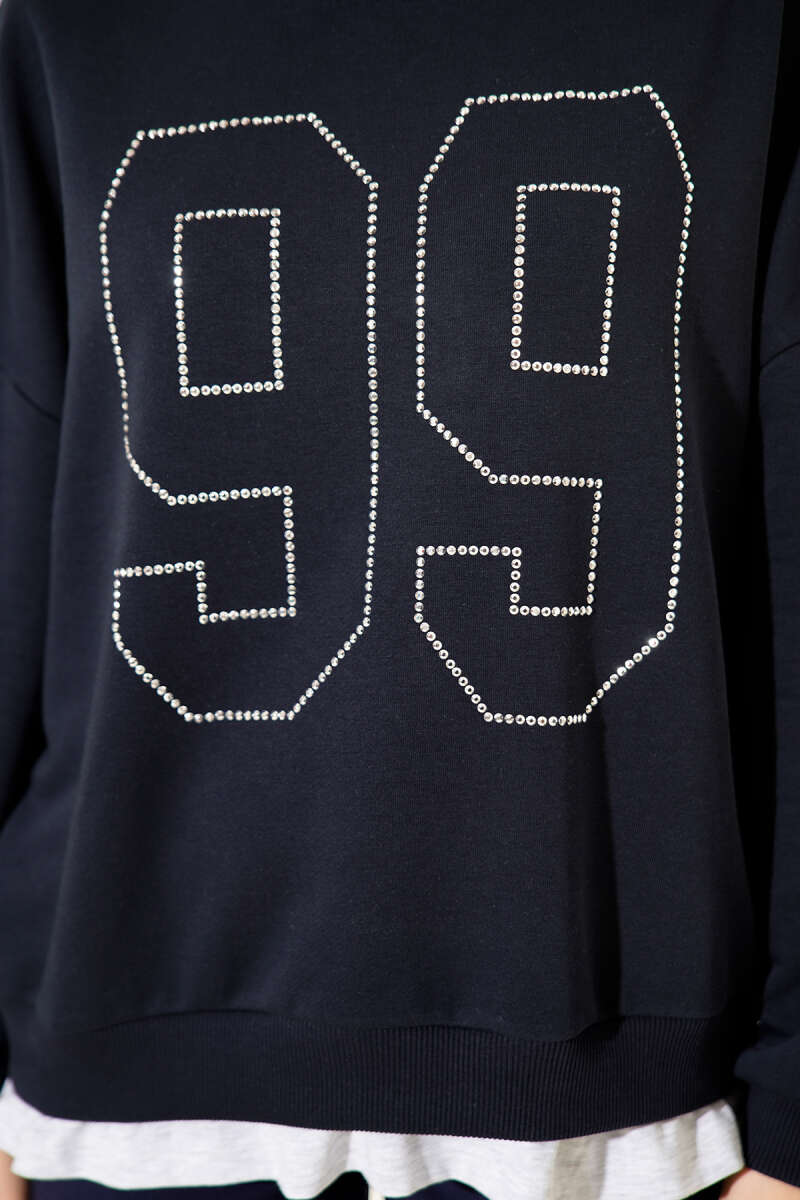 99 Stone Printed Sweatshirt