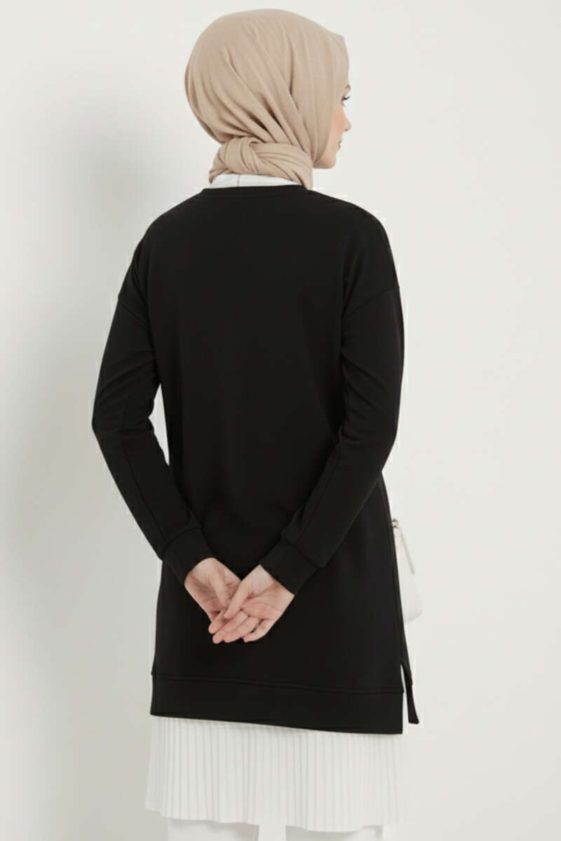 Armalı Alt Eteği Piliseli Tunik