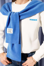 Armalı Polar Atkılı Üç İplik Sweatshirt