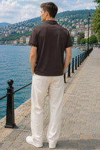 Armalı Polo Yaka Çıtçıtlı Erkek T-shirt