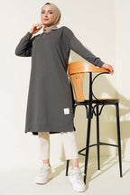 Armalı Uzun Basic Tunik
