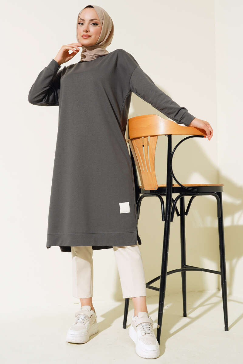 Armalı Uzun Basic Tunik