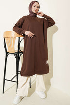 Armalı Uzun Basic Tunik