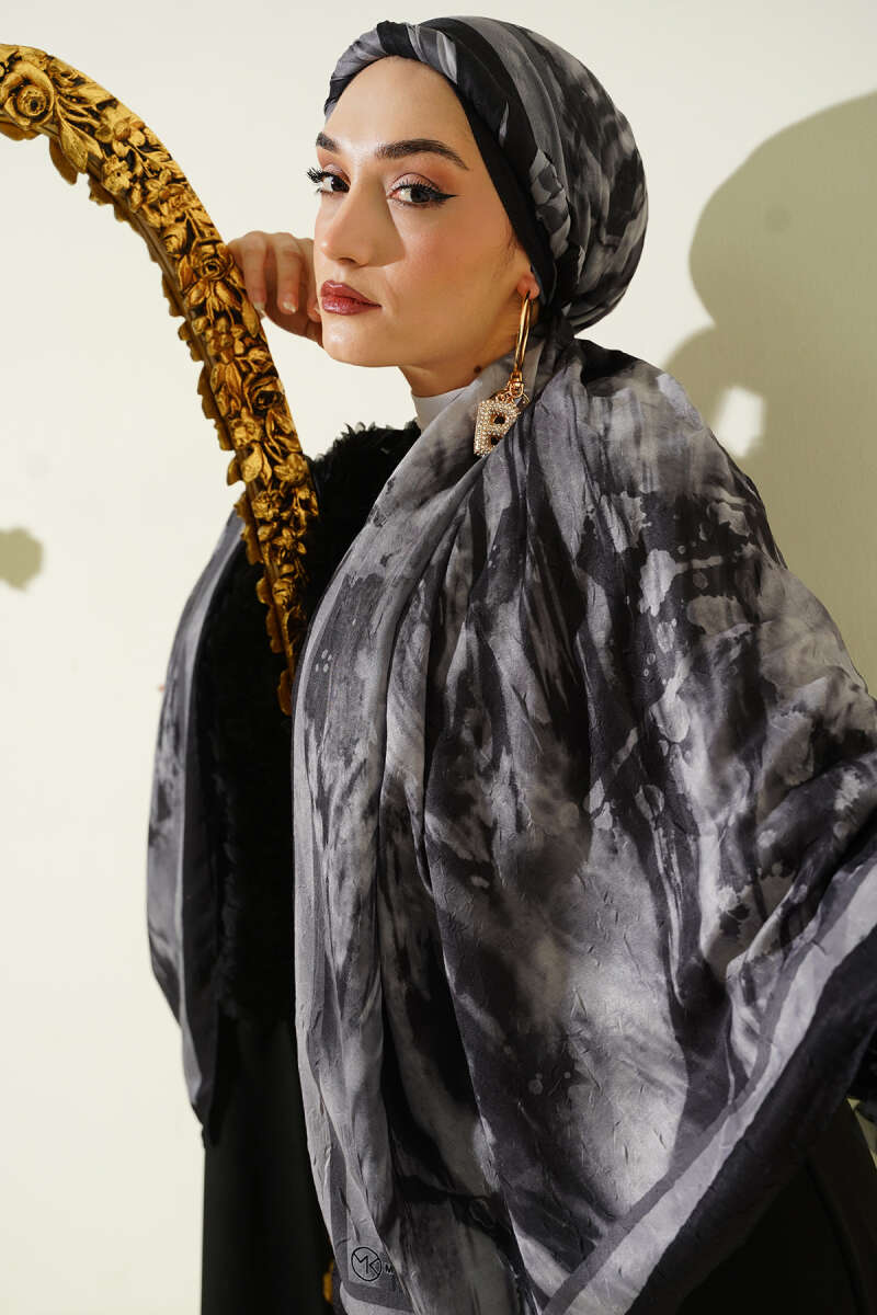 Ashira Desen Bambu Kraş Şal