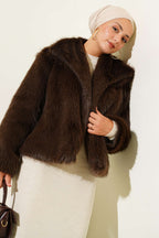 Astarlı Kürk Mont Acı Kahve