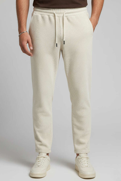 Baggy Bağcıklı Kadife Erkek Pantolon