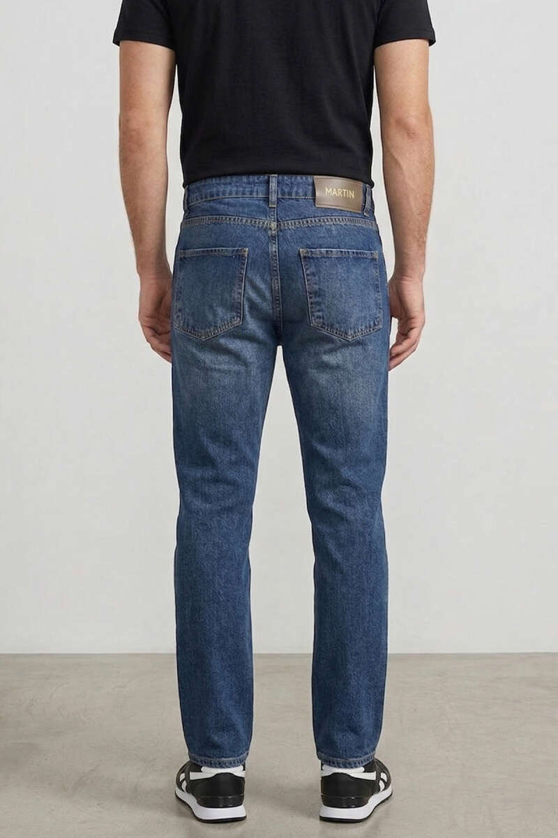 Baggy Erkek Kot Pantolon Kahve Tint