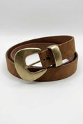 Tan suede