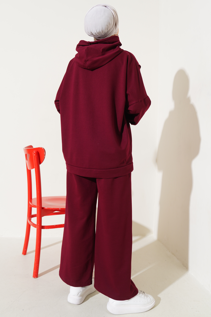 Balance Armalı Kapüşonlu Salaş İkili Takım