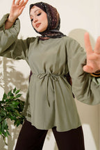 Balloon Sleeve Tunic