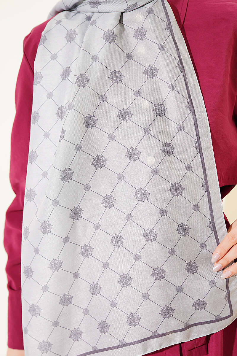 Barok Motifli Soft Şal