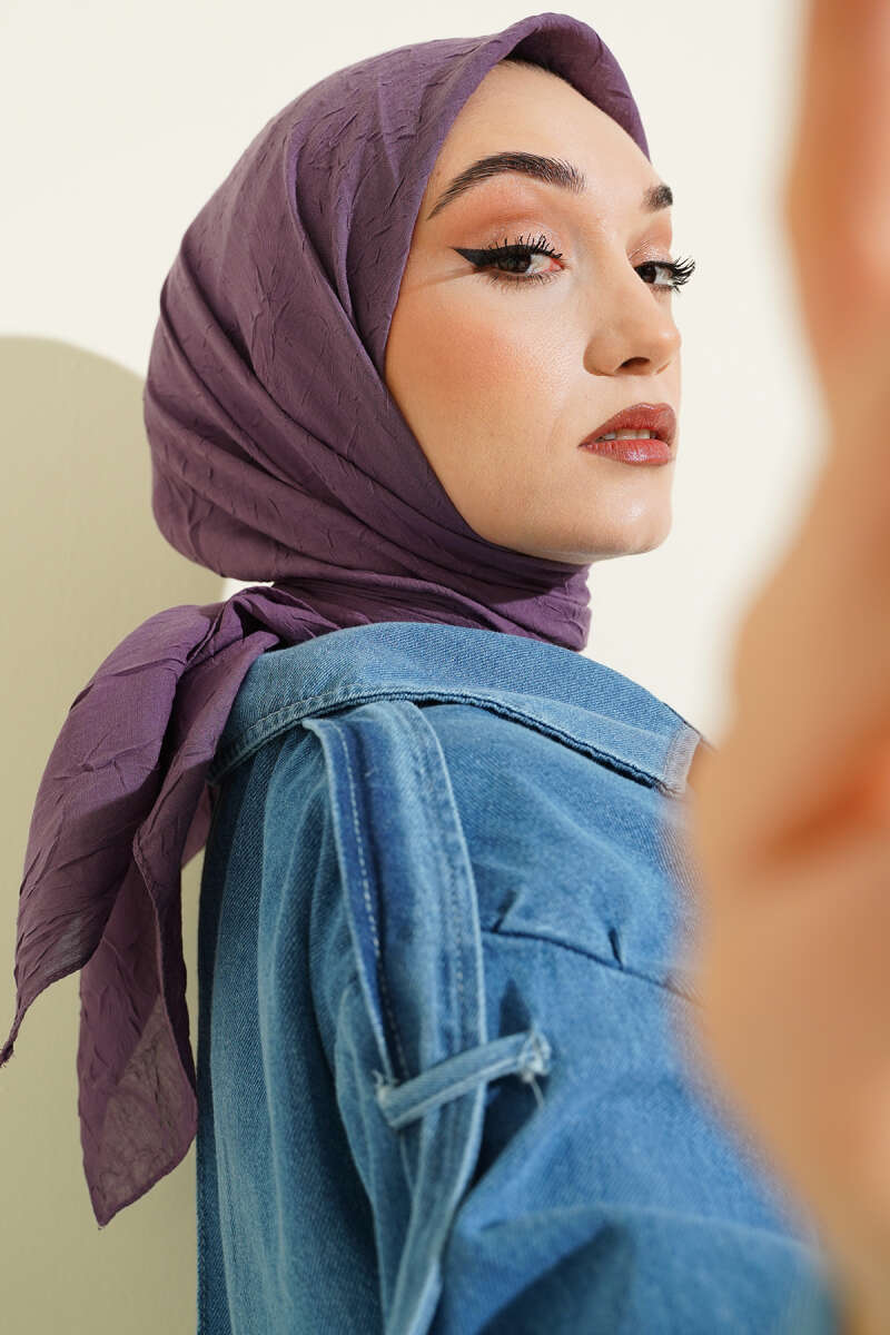 Basic Bambu Kraş Eşarp