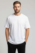 Basic Bisiklet Yaka T-shirt