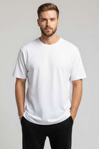 Basic Bisiklet Yaka T-shirt