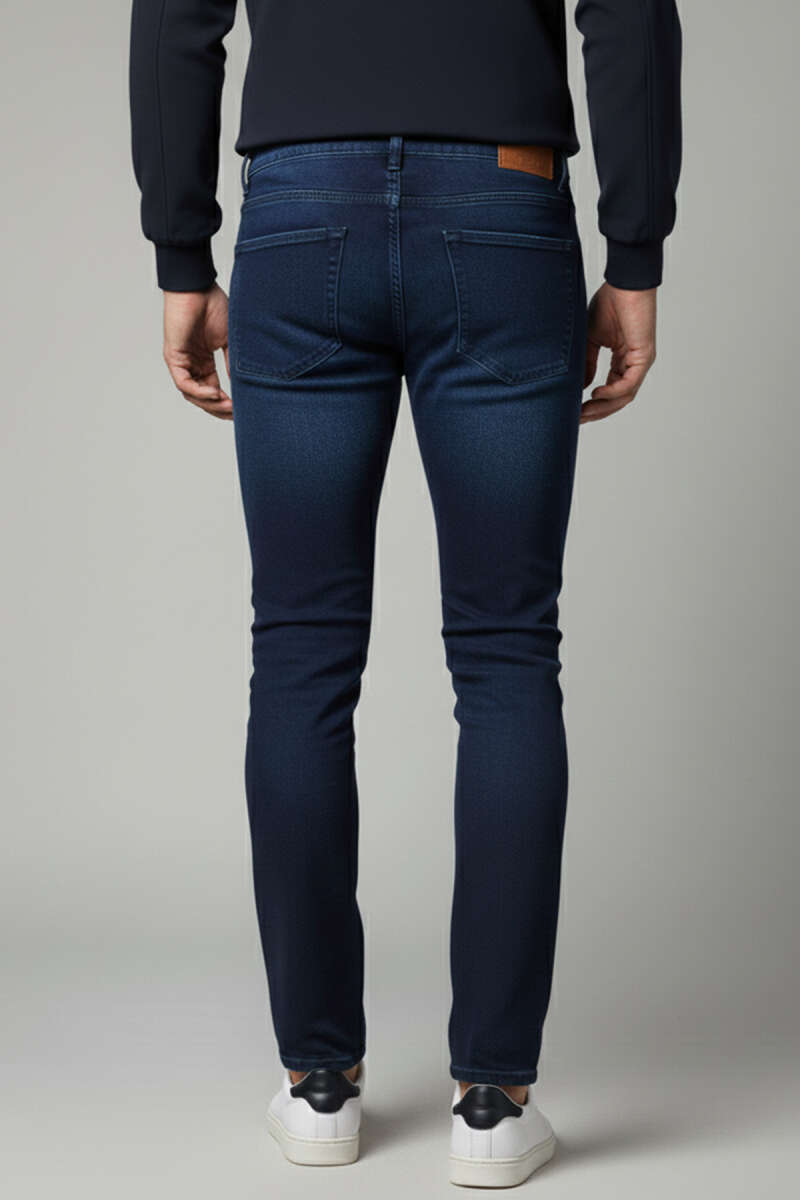 Basic Erkek Kot Pantolon Lacivert