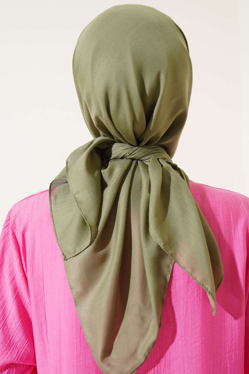 Basic Eşarp Çağla Yeşili -13