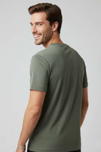 Basic Loyşa Erkek T-shirt Haki