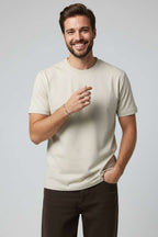 Basic Loyşa Erkek T-shirt Kemik