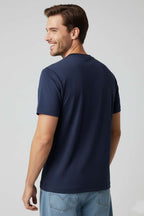Basic Loyşa Erkek T-shirt Lacivert