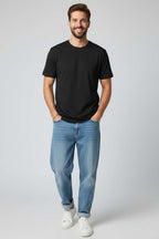 Basic Loyşa Erkek T-shirt Siyah