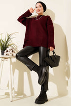 Basic Oversize Triko Tunik