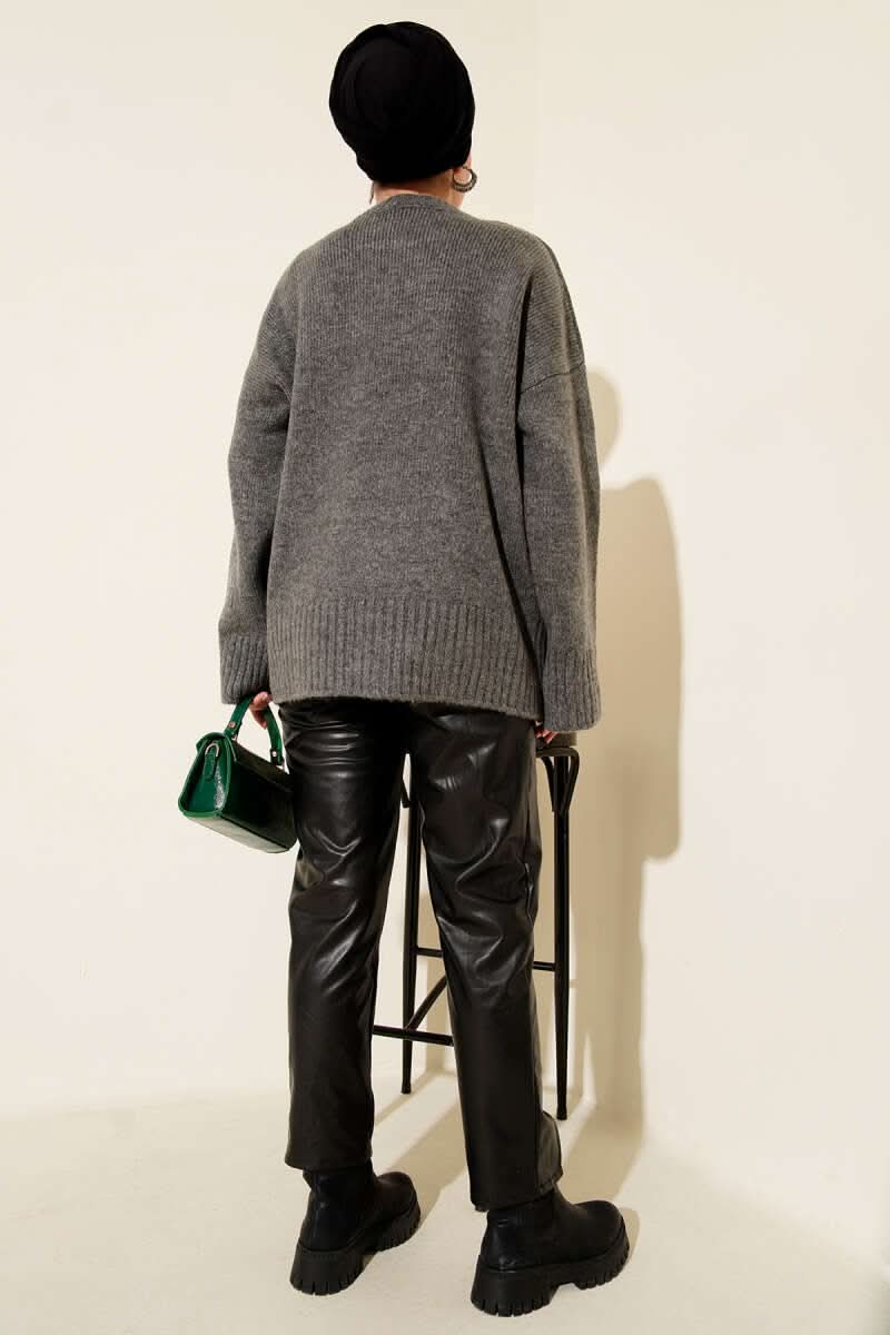 Basic Oversize Triko Tunik