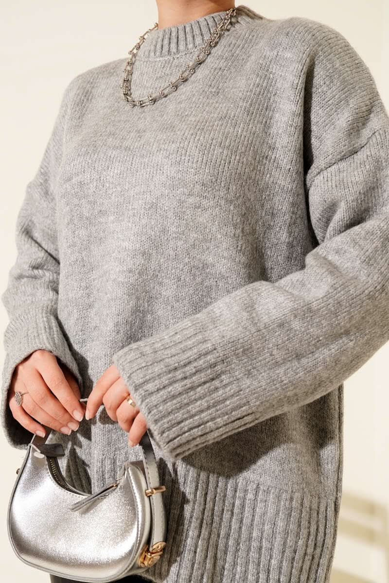 Basic Oversize Triko Tunik