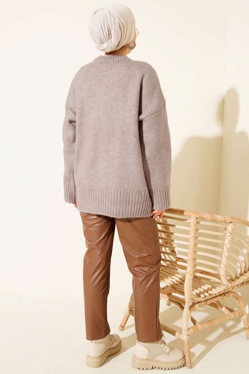 Basic Oversize Triko Tunik