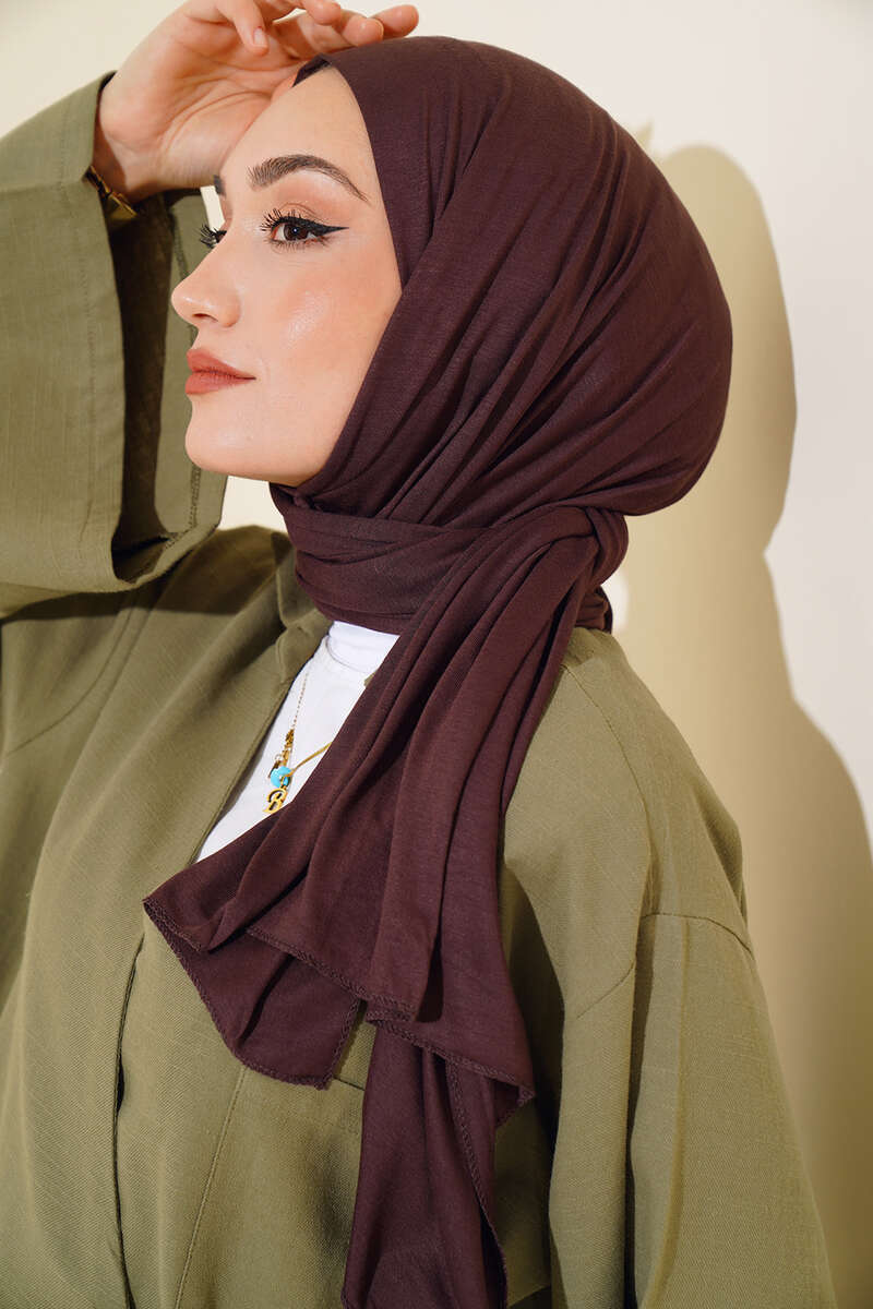 Basic Penye Şal Acı Kahve