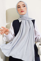 Basic Penye Şal Gri