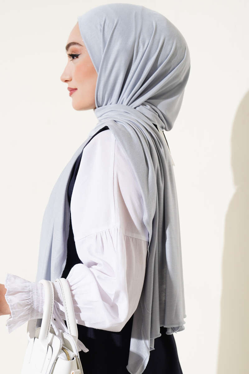 Basic Penye Şal Gri