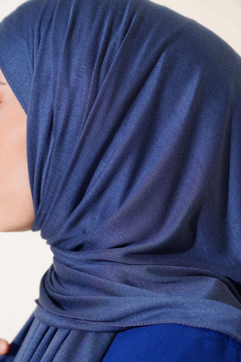 Basic Penye Şal Lacivert