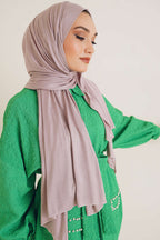 Basic Penye Şal Vizon