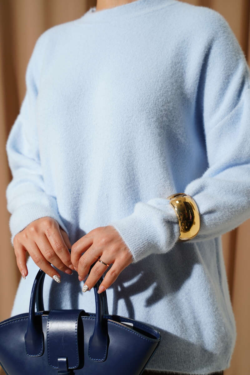 Basic Sakallı Triko Tunik